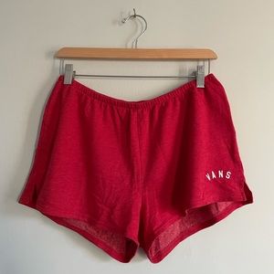 Vans Red Shorts